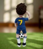 Myrtilus Abda - The Handmade Crochet Football Player