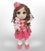 Myrtilus Ariadne -The Handmade Brunette Crochet Doll