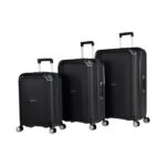 Eminent 3-Piece Hard-Shell PP Luggage Set