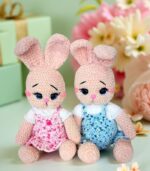 Myrtilus Pink Bunny - The Handmade Crochet Bunny