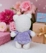 Myrtilus White Mini Kitty - The Handmade Crochet Kitty