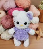 Myrtilus White Mini Kitty - The Handmade Crochet Kitty
