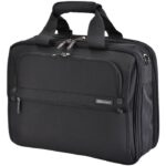 Eminent 17-Inch Lightweight Polyester Laptop Bag, Model V612-Black