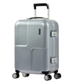 Eminent 24-Inch PC Mirror Spinner Checked Luggage Trolley Case