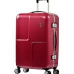 Eminent 24-Inch PC Mirror Spinner Checked Luggage Trolley Case