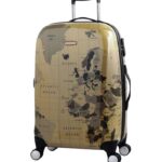 Eminent 29-Inch Checked PC Spinner Trolley,Model KD71M-Map-29