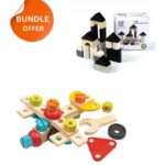 Buy the 40-Piece Construction Set and Get the 24 Piece Building Blocks Set Free!