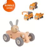 Buy 1 Wooden Bunny Racing Car and Get 1 Free Highway Maintenance