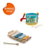 Buy 1 Oval Xylophone and Get 1 Metal Drum Jungle