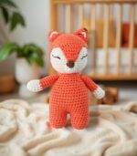 Myrtilus Fox – A Handmade 100% Cotton Crochet Animal Toy by Myrtilus