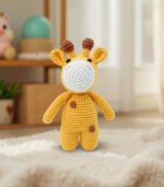 Myrtilus Giraffe – A Handmade 100% Cotton Crochet Animal Toy by Myrtilus