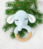 Myrtilus Handmade Crochet Elephant Teether