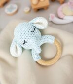 Myrtilus Handmade Crochet Elephant Teether