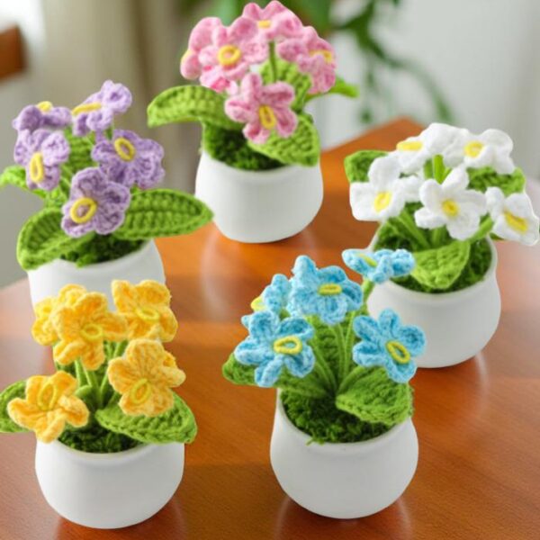 Myrtilus Crochet Mini Bloom Planter