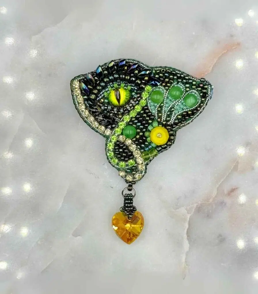 Myrtilus Handmade Beaded Brooch Collection