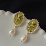 Myrtilus Women’s Trendy Alloy Flower and Chunky Heart Earrings