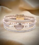 Myrtilus Unisex Boho Leather Wrap Bracelet
