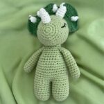 Myrtilus Dino – A Handmade 100% Cotton Crochet Animal Toy by Myrtilus