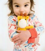 Myrtilus Giraffe – A Handmade 100% Cotton Crochet Animal Toy by Myrtilus