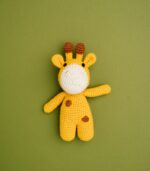 Myrtilus Giraffe – A Handmade 100% Cotton Crochet Animal Toy by Myrtilus