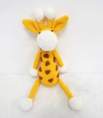 Myrtilus Giraffe – A Handmade 100% Cotton Crochet Animal Toy by Myrtilus