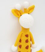 Myrtilus Giraffe – A Handmade 100% Cotton Crochet Animal Toy by Myrtilus
