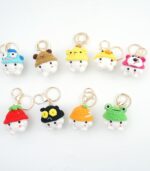 Myrtilus Kawaii Hats – A Handmade 100% Acrylic Crochet Character Keychains by Myrtilus