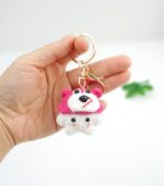 Myrtilus Kawaii Hats – A Handmade 100% Acrylic Crochet Character Keychains by Myrtilus