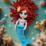 Myrtilus Mermaid Bahira – A Handmade Crochet Doll