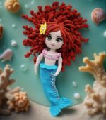 Myrtilus Mermaid Bahira – A Handmade Crochet Doll