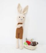 Myrtilus Crochet Bunny Family Set – Handmade in Cotton