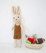 Myrtilus Crochet Bunny Family Set – Handmade in Cotton