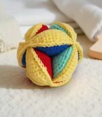 Myrtilus Crochet Teether Ball – Handmade in Cotton