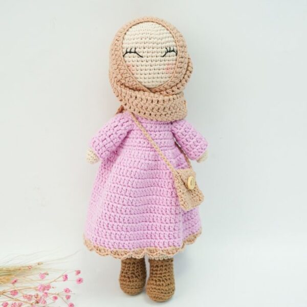 Myrtilus Crochet Hijabi Doll – Handmade in Cotton