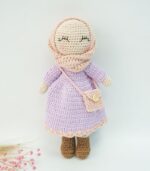 Myrtilus Crochet Hijabi Doll – Handmade in Cotton - Image 3