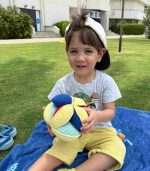 Handmade Crochet Teether Ball by Myrtilus