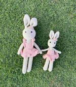 Myrtilus Crochet Bunny Doll Set