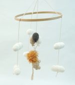 Myrtilus Handmade Crochet Lion Baby Mobile