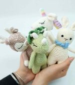 Myrtilus Dino – A Handmade 100% Cotton Crochet Animal Toy by Myrtilus