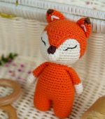 Myrtilus Fox – A Handmade 100% Cotton Crochet Animal Toy by Myrtilus