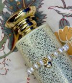 Myrtilus 14K Gold-Plated Pearl Bracelet – Handmade with Heart Charm