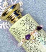 Myrtilus 14K Gold-Plated Pearl & Amethyst Bloom Bracelet – Handmade with Shell Flower Charm