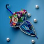 Myrtilus Blue Blossom Open Umbrella