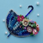 Myrtilus Blue Blossom Open Umbrella