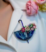 Myrtilus Blue Blossom Open Umbrella