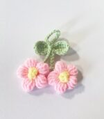 Myrtilus Crochet Floral Duo Keychain
