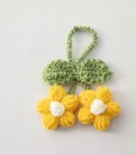 Myrtilus Crochet Floral Duo Keychain