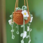 Myrtilus Crochet Hanging Basket – Handmade Plant Decor