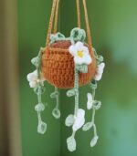 Myrtilus Crochet Hanging Basket – Handmade Plant Decor