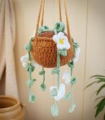 Myrtilus Crochet Hanging Basket – Handmade Plant Decor